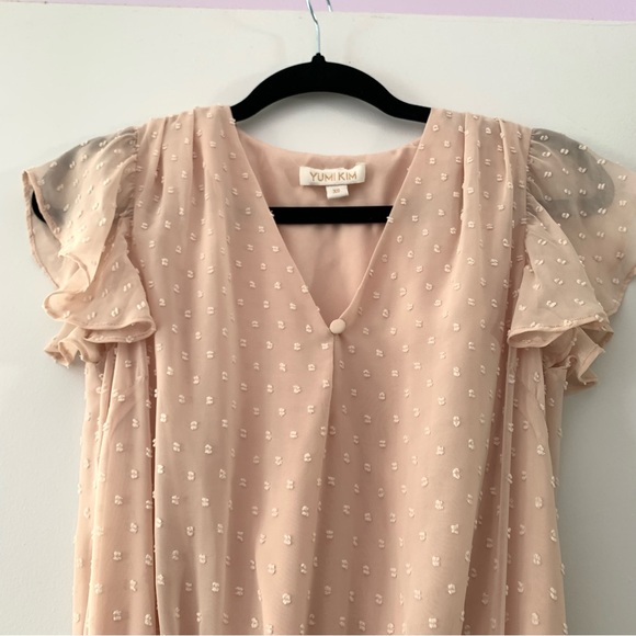 Yumi Kim Swiss Dot Blush Chelsea Dress Size XS - Picture 5 of 7